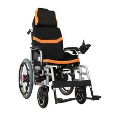ЗНИЖКА+ Колісне крісло електрична складана з підголовником D6035С Mirid