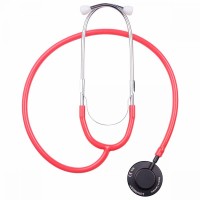 Стетоскоп із змінними діафрагмами, Sonus Flat Flex, червоний, Luxamed