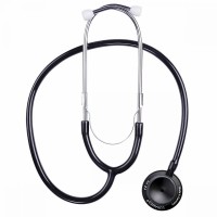 Стетоскоп двоголовий із змінними діафрагмами, Sonus-Flex, чорний, Luxamed
