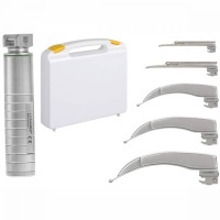 Набір FO ларингоскоп дорослий + педіатричний LED2,5В + 2 Miller та 3 Macintosh клинка Luxamed