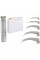Набір FO ларингоскоп дорослий + педіатричний LED2,5В + 2 Miller та 3 Macintosh клинка Luxamed