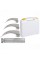 Набір FO ларингоскоп дорослий LED Eco 2,5В + 3 Macintosh клинка, Luxamed
