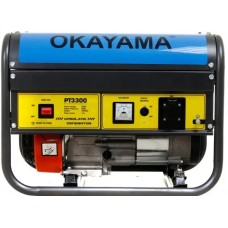 Генератор бензиновий 2.8 кВт ручний запуск Okayama PT-3300