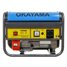 Генератор бензиновий 3 кВт ручний стартер OKAYAMA PT-3500