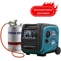 Генератор інверторний газобензиновий 4 кВт Німеччина електрозапуск KS 4000iEG S Німеччина