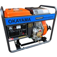 Генератор дизельний 7 кВт електростартер Okayama DG-8000