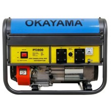 Генератор бензиновий 3.5 кВт ручний запуск Okayama PT-3800