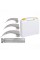 Набор ларингоскоп FO взрослый LED Eco 2.5B, 3 Macintosh клинка Luxamed