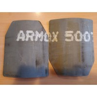 Бронепластина ARMOX-500T класc 4+ 250x300x7мм