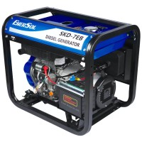 Генератор дизельный 6.5 квт электростартер enersol SKD-7EB