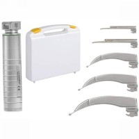 Набір ларингоскоп FO дорослий/педіатричний LED 2,5В, 2 Miller та 3 Macintosh клинка Luxamed