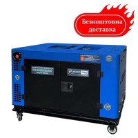 Генератор дизельный 11квт с электростартером PROFI TEC PE-12000SSDE (220 В)