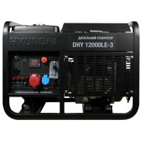 Генератор дизельний 11кВт електростартер Hyundai DHY 12000LE-3
