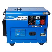 Дизельный генератор 6.5 квт электростартер enersol SKDS-7EBA