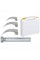 Набір ларингоскоп FO педіатричний LED Eco 2.5B, 3 Macintosh клинка Luxamed