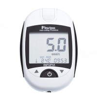 Глюкометр Infopia Fine test Auto-coding Premium + тест смужки Fine test 25 шт.