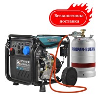 Генератор інверторний газобензиновий 8 кВт Німеччина електрозапуск KS 8100iEG Німеччина