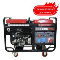 Генератор бензиновий 13 кВт Loncin LC18000S електростартер