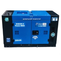 Генератор дизельный 16квт с электростартером PROFI-TEC DGS20-3 Power MAX 220V
