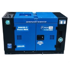 Генератор дизельний 16кВт із електростартером PROFI-TEC DGS20-3 Power MAX 220V