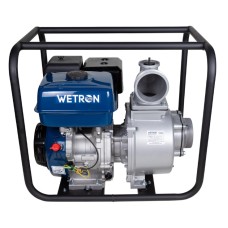Мотопомпа для брудної води бензинова (110куб/рік) WETRON Hmax 30м Qmax