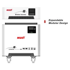 Портативна електростанція MUST HBP18-5048HM (5kW+12,8kW*h)
