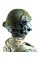 Комплект тактичний шолом Sestan-Busch Helmet BK-ACH-HC. Навушники Earmor з "Чебурашками". Олива. (M/L)