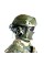 Комплект тактичний шолом Sestan-Busch Helmet BK-ACH-HC. Навушники Earmor з "Чебурашками". Олива. (M/L)