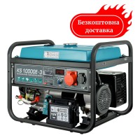 Генератор бензиновий 8 кВт Німеччина електрозапуск KS 10000E-3