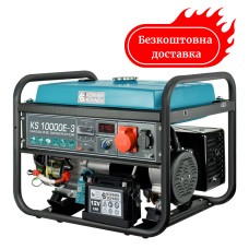 Бензиновый генератор 8 квт Германия электрозапуск KS 10000E-3
