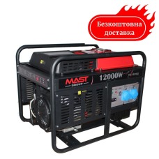 Генератор бензиновый 13 квт электрозапуск MAST YH15000