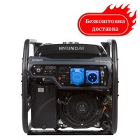 Генератор бензиновий 6,5 кВт Hyundai HHY 9050FE ATS авто/електростартер