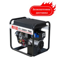 Бензиновый генератор 8.6 квт Fogo FV10001TRE (FV 10001 TRE) с электростартером