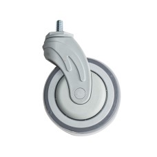 Ролик гума MW0084-I D=125 mm, М12х25, без гальма