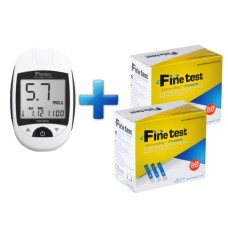 Глюкометр + тест полоски 100 шт. Fine test Auto-coding Premium Глюкометр + тест полоски 100 шт. Fine test Auto-coding Premium (Корея)
