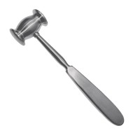 Молоток для челюсти Collin Bone Mallet 20 см, диаметр 30 мм с фигурной двухсторонней обушкой, ручка плоская, JO-21-157