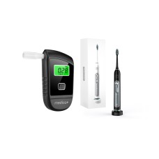 НАБІР 2В1:УЛЬТРАЗВУКОВА ЗУБНА ЩІТКА PROBRUSH 9.0 + АЛКОТЕСТЕР ALCOCONTROL 7.0