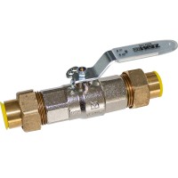 Кран для медичних газів 1/2 дюйма, трубка 15 мм.