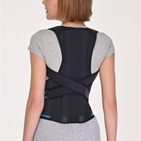 Корректор осанки ортопедический Реабилитимед ОТ-1В графитовый COMFORT, Sh