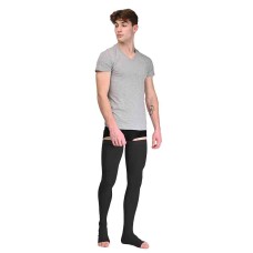 Панчохи компресійні Soloventex Comfort, 2 клас, чоловічі, відкритий носок, чорні, арт. 420-231/420-241, L, Зріст 180-195