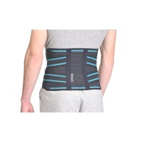 Корсет поясничный полужесткий Реабилитимед Л-4М-2 графитовый COMFORT, XL