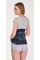 Корсет попереково-крижовий посилений Реабілітімед Л-4М-3 COMFORT графітовий, S
